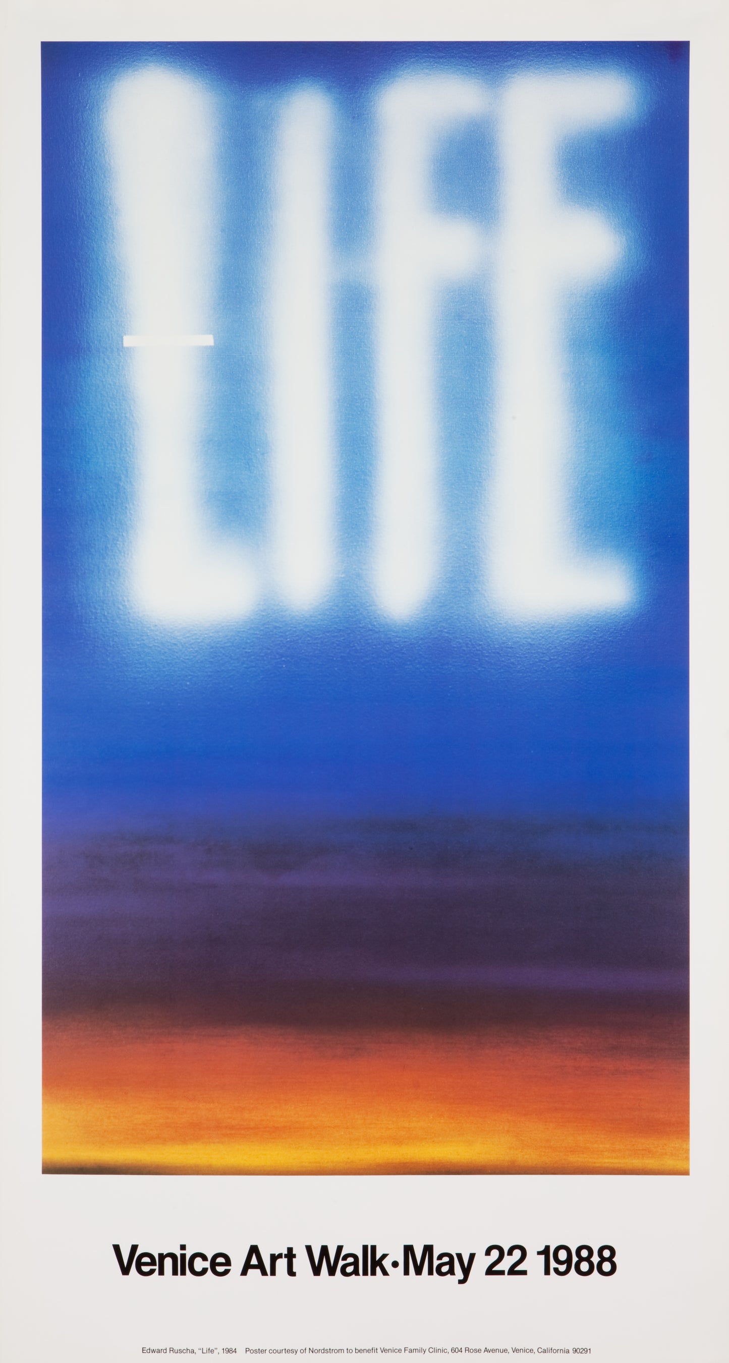 Ed Ruscha, Life, 1988