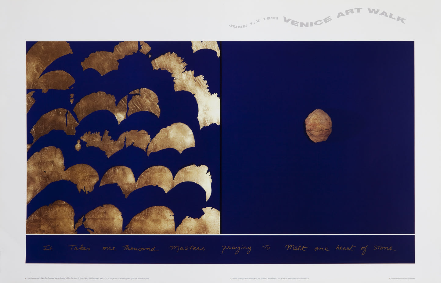 Lita Albuquerque, Venice Family Clinic, 1991