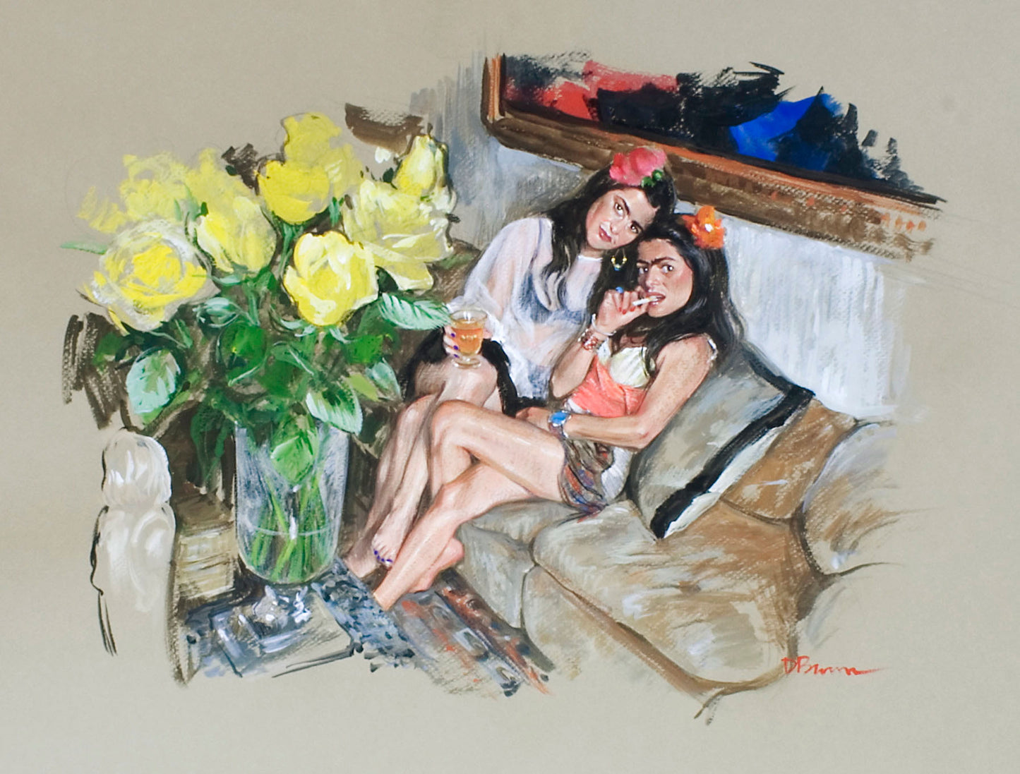 Delia Brown, Rosas Amarillas, 2011