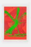 Mark di Suvero, Future Shadow A (Red) 12/15, 2001
