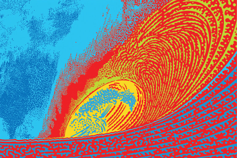 Waterworks: Pipeline Wave (for Billabong) - John Van Hamersveld