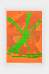 Mark di Suvero, Future Shadow B (Orange) 6/15, 2001