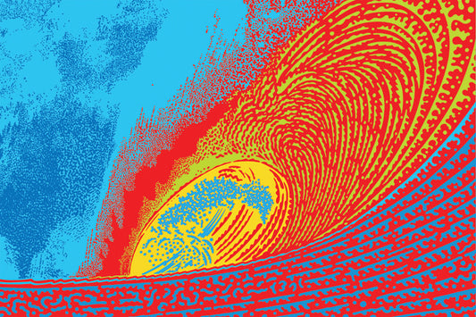 Waterworks: Pipeline Wave (for Billabong) - John Van Hamersveld